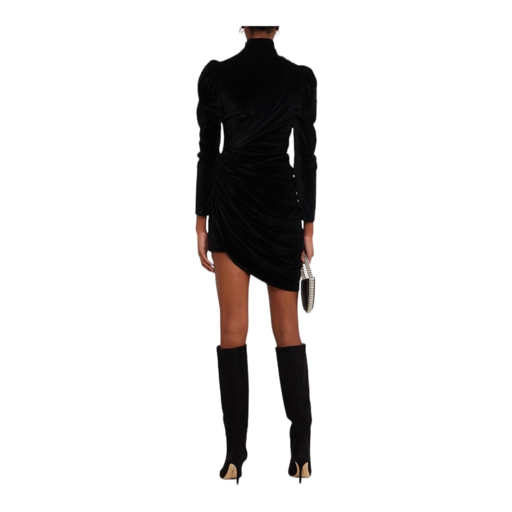 O PT One Pretty Time Black Velvet Lowri
Dress SZ L‎